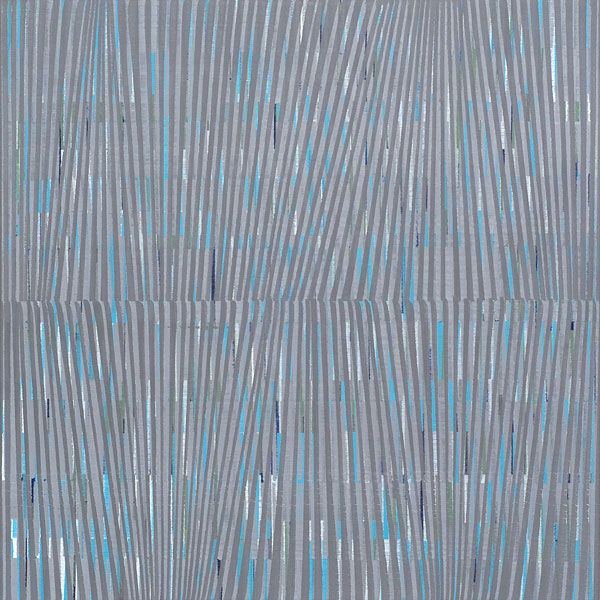 Nikola Dimitrov, KlangRaumGrau, 2015, Pigmente, Bindemittel, Lösungsmittel auf Leinwand, 70 x 70 cm