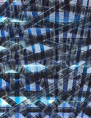 Nikola Dimitrov, Winterreise III - Gefror'ne Thränen, 2013, Pigment, Bindemittel, Lösungsmittel auf Bütten, 22 x 17 cm