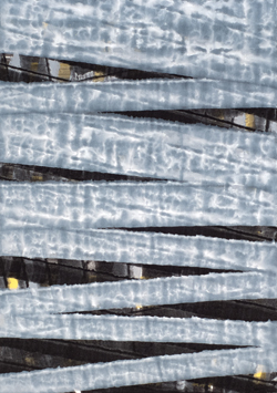 Nikola Dimitrov, respiration, 2016, Pigment, Bindemittel, Lösungsmittel auf Bütten, 14,8 x 10,5 cm
