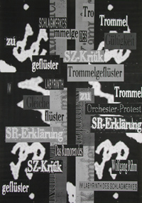 Nikola Dimitrov, Bildcollage 1982, 100 x 70 cm, Collage auf Papier