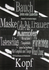 Nikola Dimitrov, Bildcollage 1988, 100 x 70 cm, Collage auf Papier