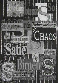 Nikola Dimitrov, Bildcollage 1997, 100 x 70 cm, Collage auf Papier