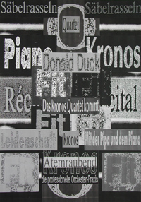 Nikola Dimitrov, Bildcollage 1999, 100 x 70 cm, Collage auf Papier