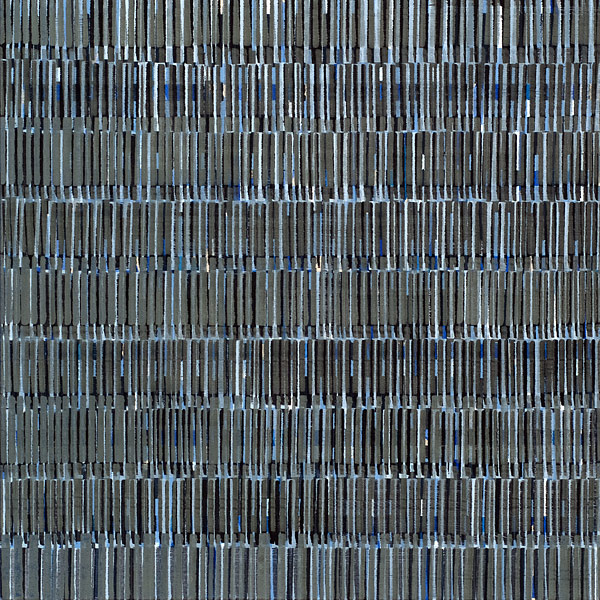 Nikola Dimitrov, FarbRaum Blau, 2014, Pigmente, Bindemittel, Lösungsmittel auf Leinwand, 70 x 70 cm