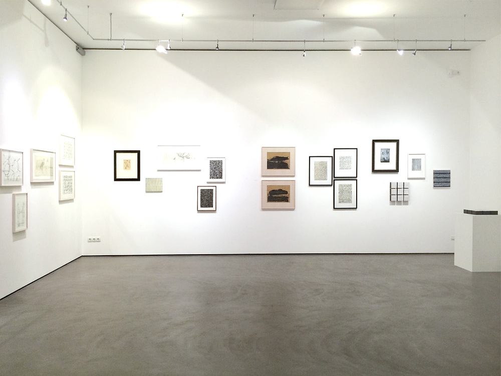 Ausstellung kleinformat in der Galerie Judith Andreae