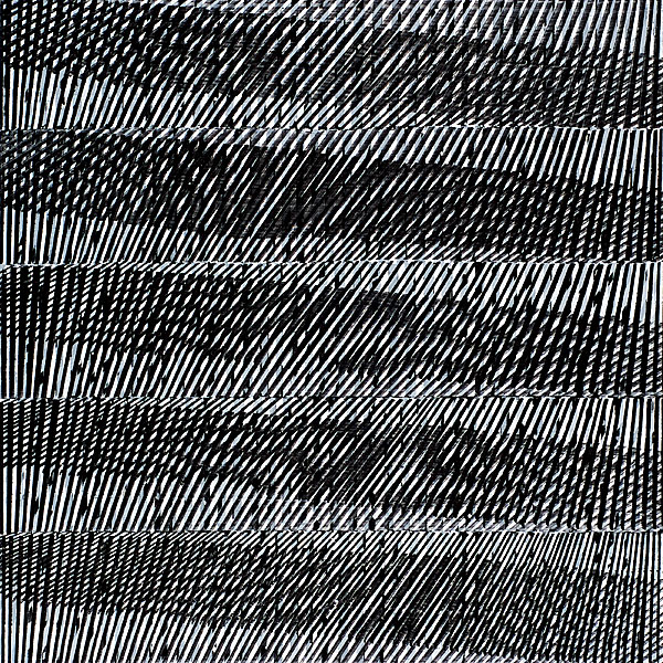 Nikola Dimitrov, Nocturne I, 2014, Pigmente, Bindemittel, Lösungsmittel auf Leinwand, 100 x 100 cm