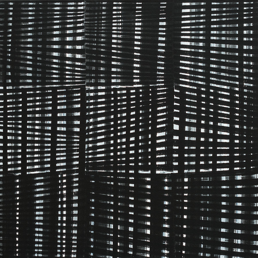 Nikola Dimitrov, NachtStück I, 2017, Pigmente, Bindemittel, Lösungsmittel auf Leinwand, 60 x 60 cm