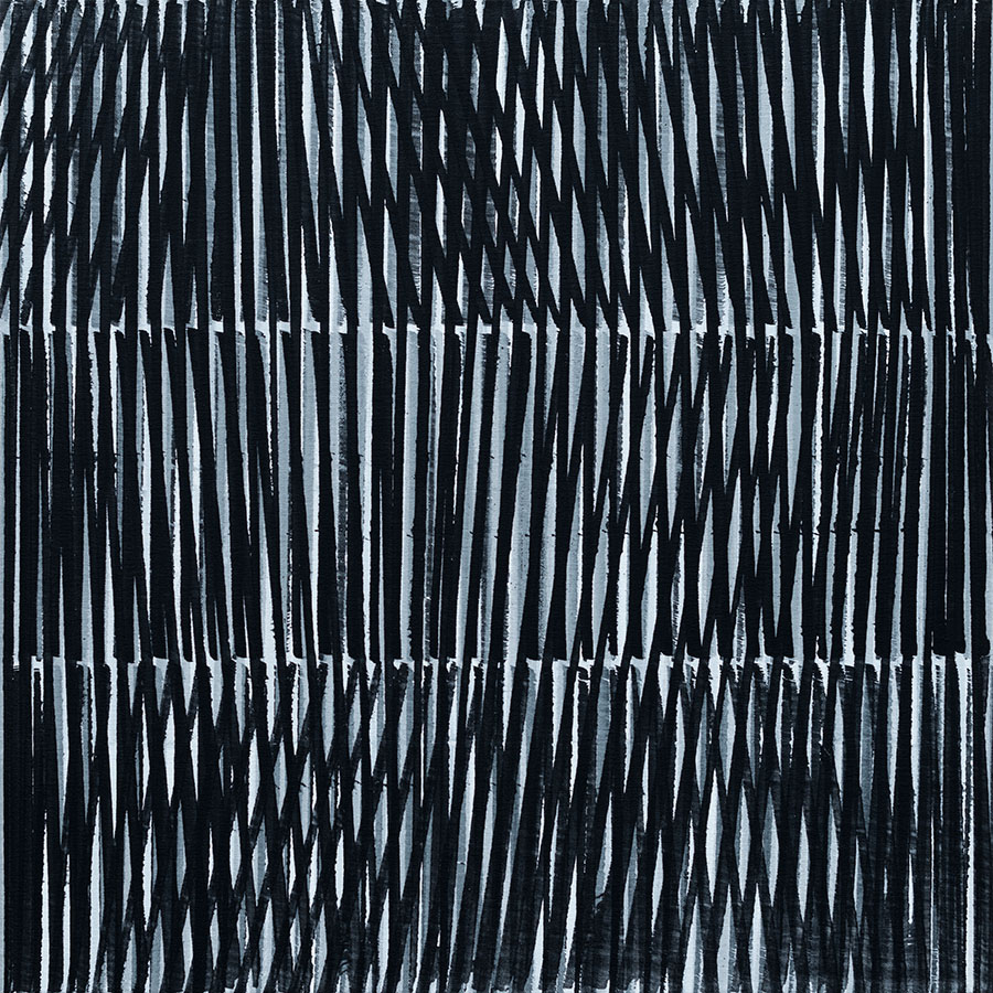 Nikola Dimitrov, NachtStück III, 2017, Pigmente, Bindemittel, Lösungsmittel auf Leinwand, 60 x 60 cm