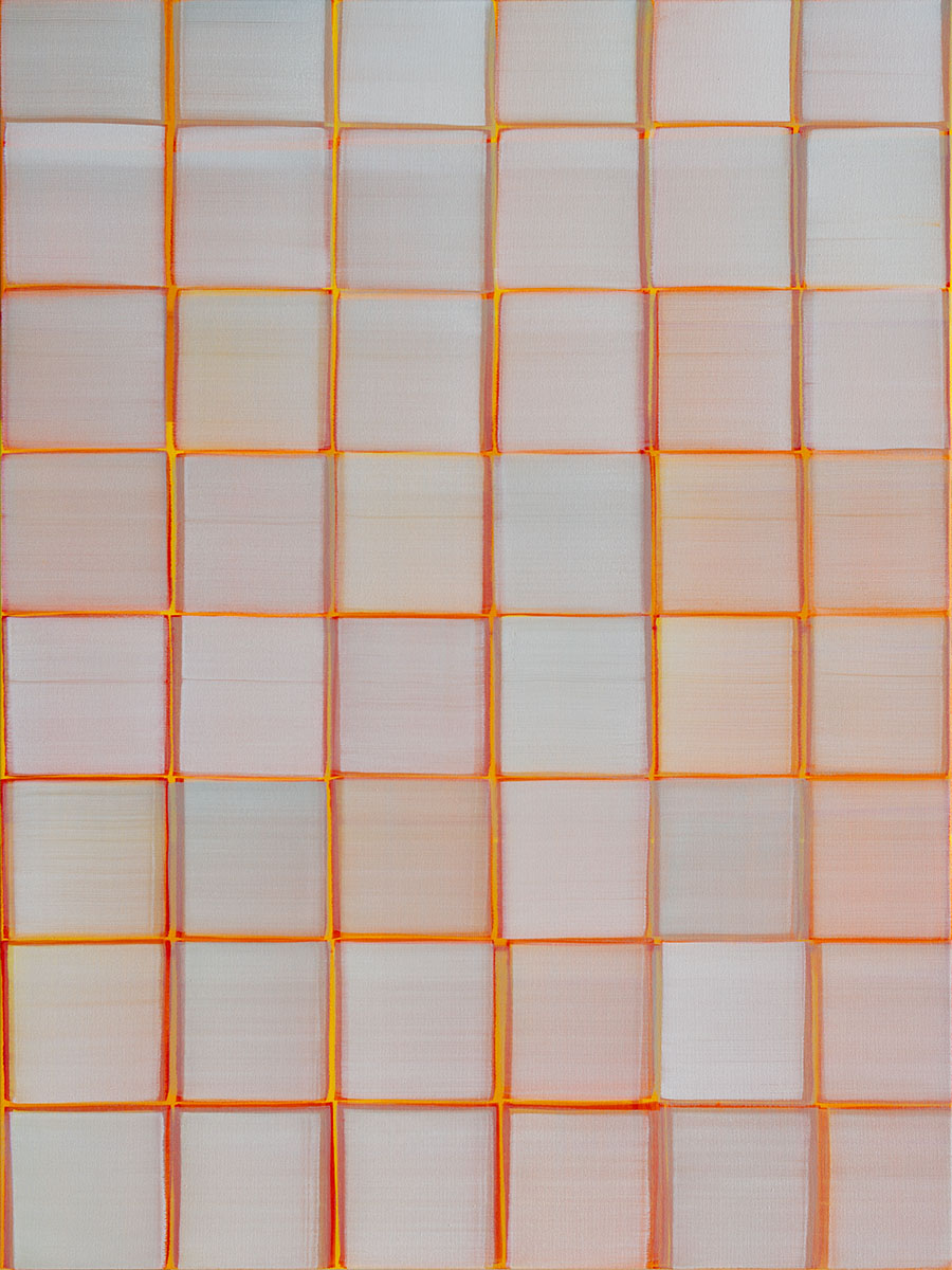 Nikola Dimitrov, AchtundVierzig FarbFelder, 2017, Pigmente, Bindemittel auf Leinwand, 120 × 90 cm