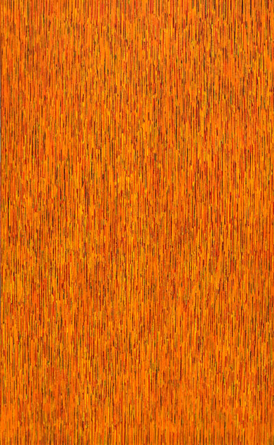 Nikola Dimitrov, KlangRaumRot I, 2017, Pigmente, Bindemittel, Lösungsmittel auf Leinwand, 130 x 80 cm