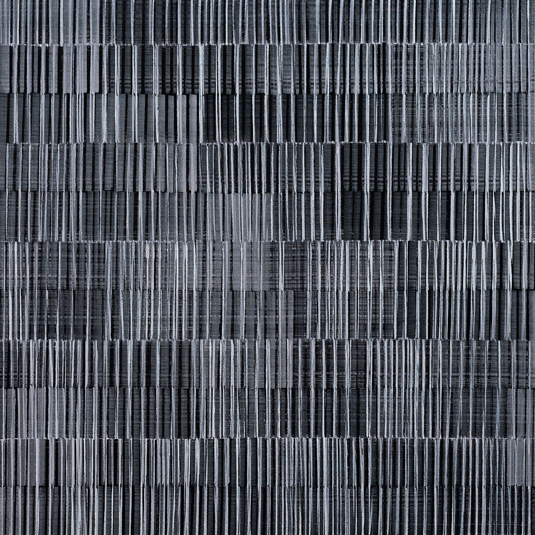 Nikola Dimitrov, NachtKlang IX, 2020, Pigmente, Bindemittel auf Leinwand, 110 x 110 cm