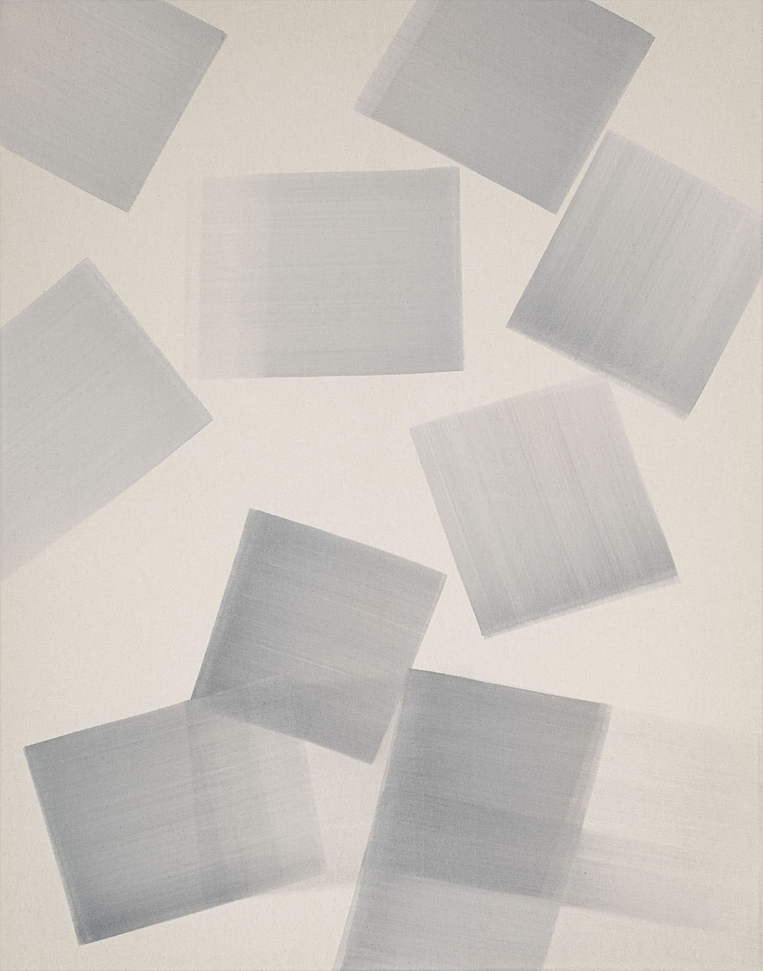 Nikola Dimitrov, Nocturne V, 2023, Pigmente, Bindemittel auf Leinwand, 140 × 110 cm