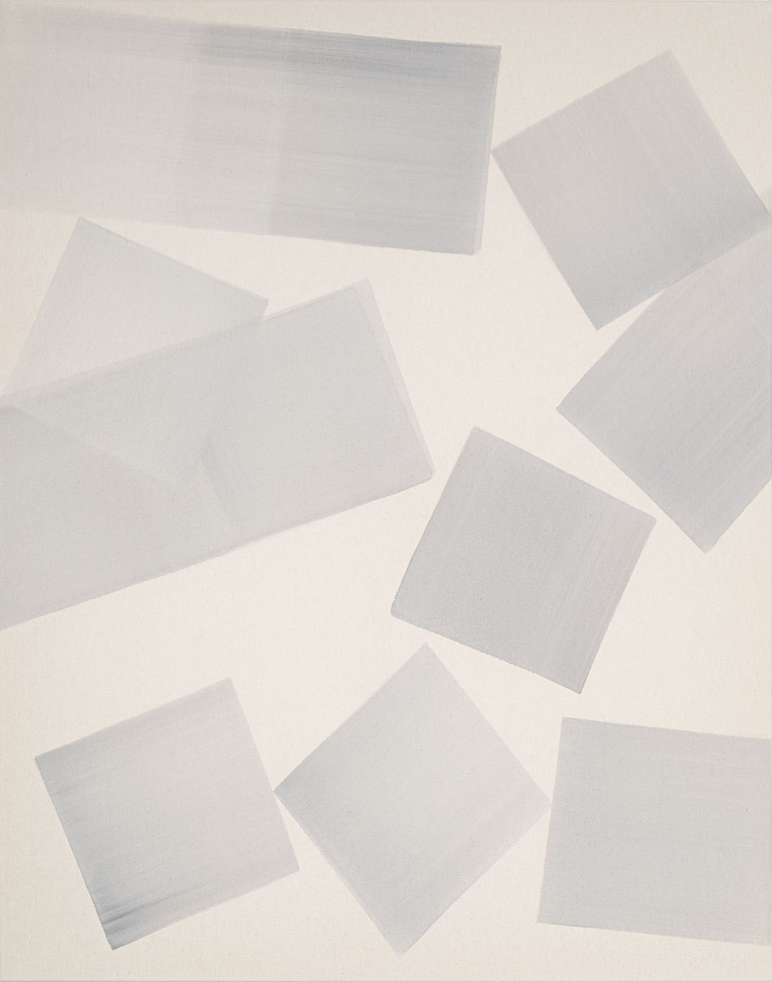 Nikola Dimitrov, Nocturne VI, 2023, Pigmente, Bindemittel auf Leinwand, 140 × 110 cm