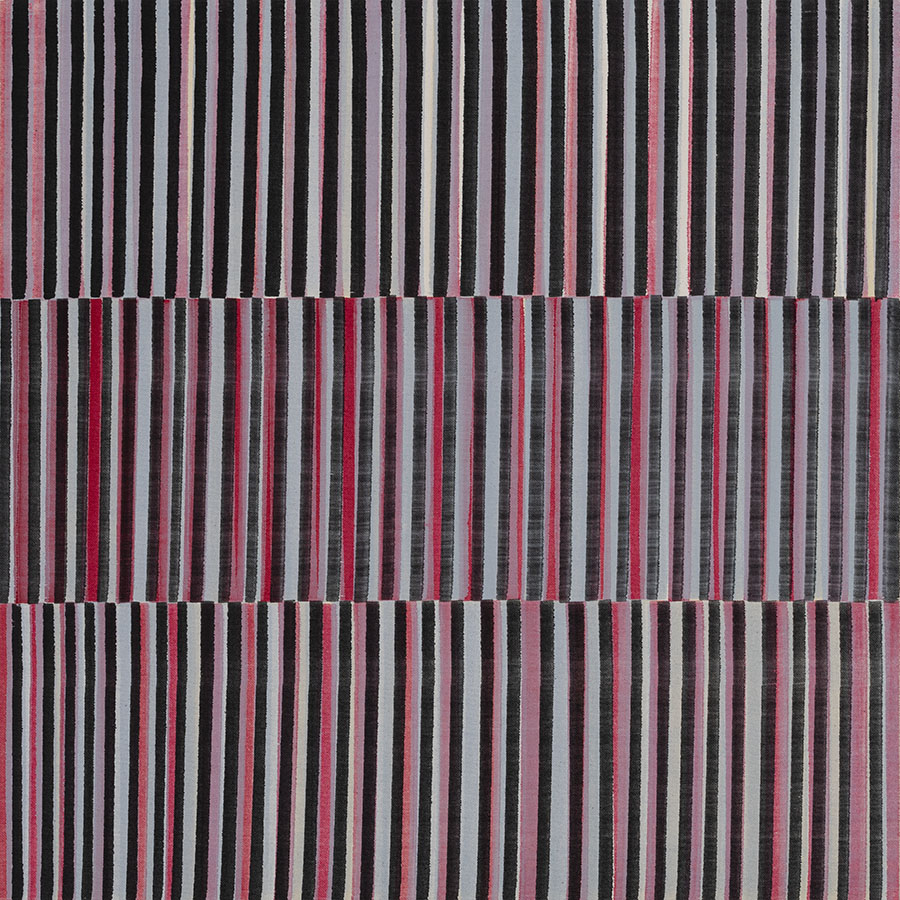 Nikola Dimitrov, DreiKlang III, 2023, Pigmente, Bindemittel auf Leinwand, 60 × 60 cm