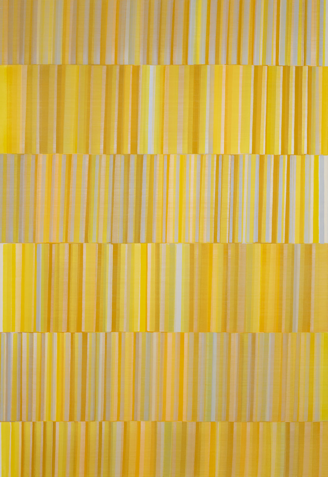 Nikola Dimitrov, KlangRaum V, 2023, Pigmente, Bindemittel auf Leinwand, 160 × 110 cm