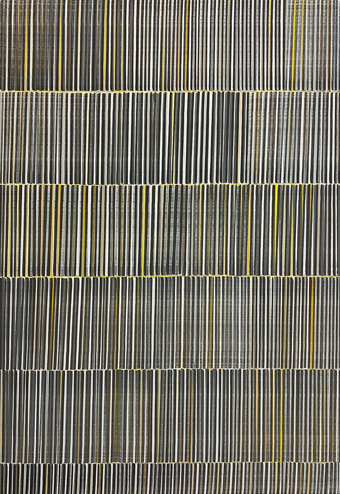 Nikola Dimitrov, KlangRaum VI, 2023, Pigmente, Bindemittel auf Leinwand, 160 × 110 cm