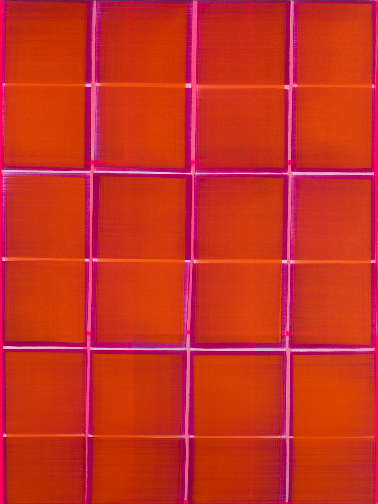 Nikola Dimitrov, 2025, Pigmente, Bindemittel auf Leinwand, 120 x 90 cm