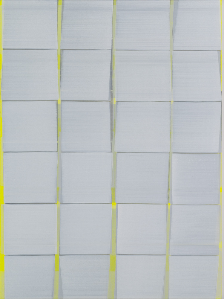 Nikola Dimitrov, 2025, Pigmente, Bindemittel auf Leinwand, 120 x 90 cm