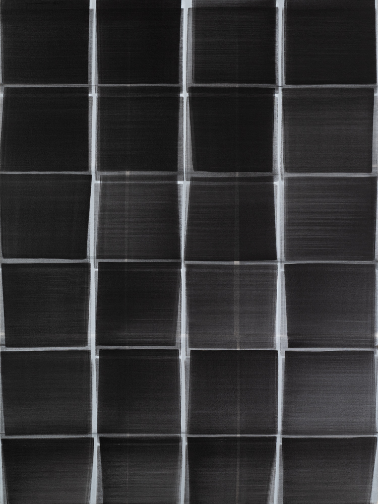 Nikola Dimitrov, 2025, Pigmente, Bindemittel auf Leinwand, 120 x 90 cm