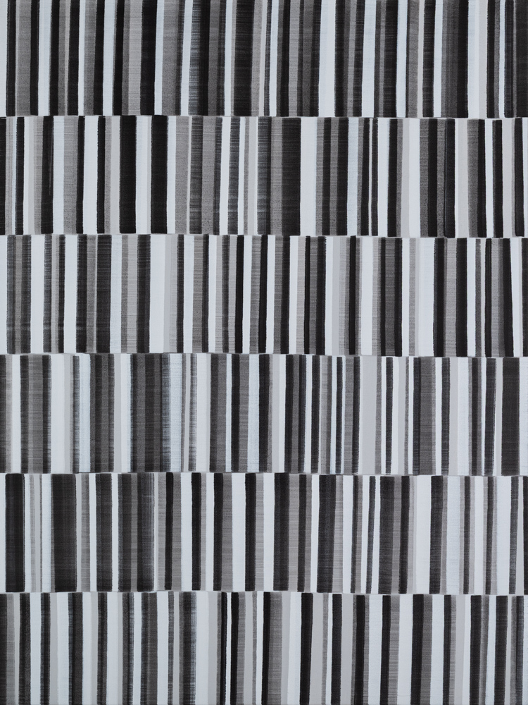 Nikola Dimitrov, 2025, Pigmente, Bindemittel auf Leinwand, 120 x 90 cm