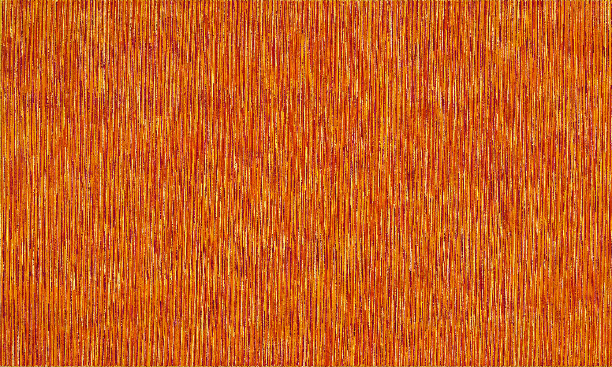 Nikola Dimitrov, 2025, Pigmente, Bindemittel auf Leinwand, 60 x 100 cm