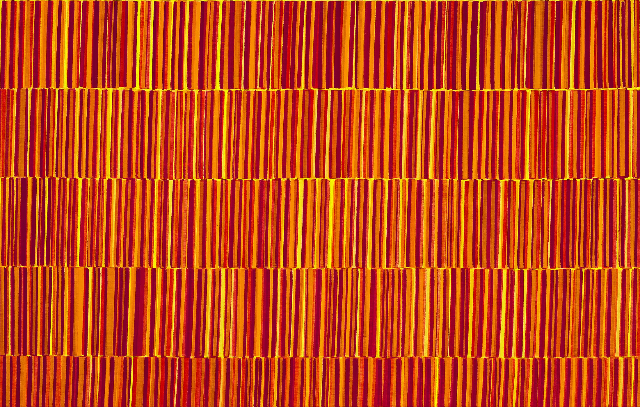 Nikola Dimitrov, 2025, Pigmente, Bindemittel auf Leinwand, 70 x 110 cm