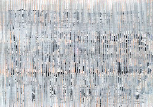 Nikola Dimitrov, Cassandra, 2008, 70 x 100 cm, Pigment, Bindemittel, Lösungsmittel auf Papier
