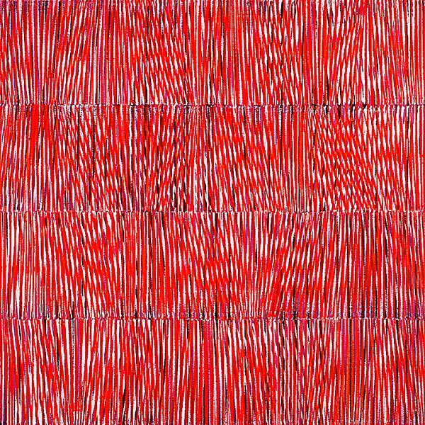 Nikola Dimitrov, Cassandra II / XI, 100 x 100 cm, 2012, Pigmente, Bindemittel, Lösungsmittel auf Leinwand